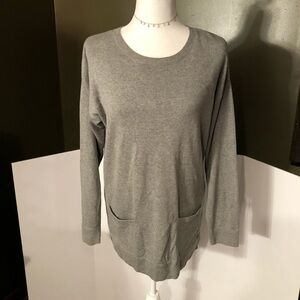 Jeanne Pierre Gray Sweater Size M
